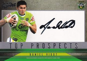 2011 NRL Strike - Top Prospects Signatures #TP3 Daniel Vidot Front